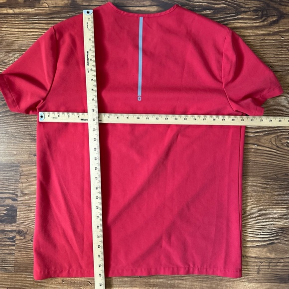 Figs Technical Collection Set  Medium Pants Top Coral Pink Hibiscus - Picture 4 of 6